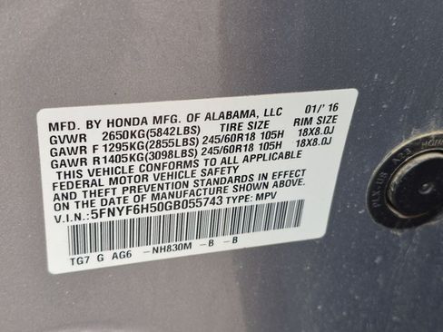 Used 2016 Honda Pilot EX-L image 15