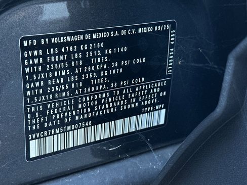 New 2026 Volkswagen Tiguan S FWD image 28