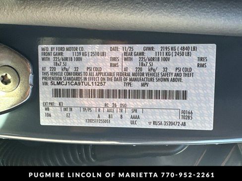 New 2026 Lincoln Corsair Premiere image 35