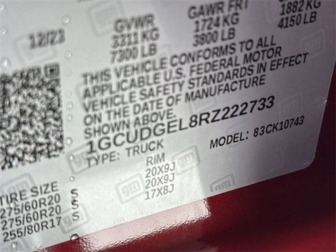 Certified 2024 Chevrolet Silverado 1500 LTZ w/ Max Trailering Package image 33