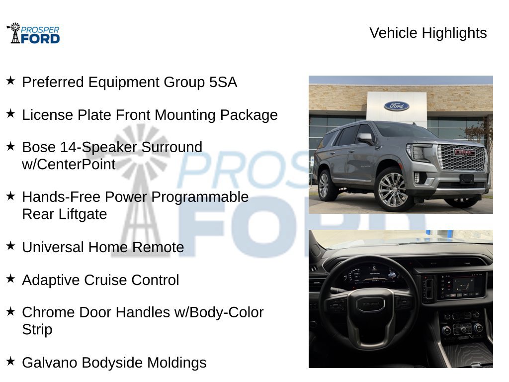 Used 2024 GMC Yukon Denali RWD image 5