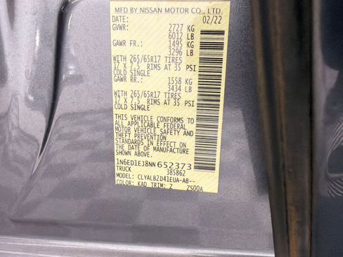 Used 2022 Nissan Frontier SV w/ Technology Package image 18