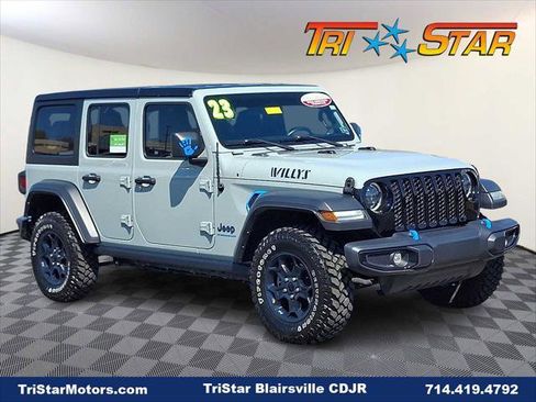 Certified 2023 Jeep Wrangler Unlimited w/ Cold Weather Group AWD/4WD image 1