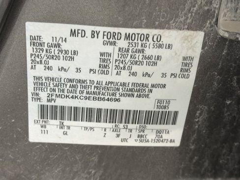 Used 2014 Ford Edge Limited w/ Equipment Group 301A AWD/4WD image 11