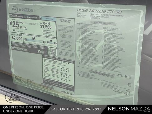 New 2026 MAZDA CX-50 Meridian Edition w/ Weather Package AWD/4WD image 17