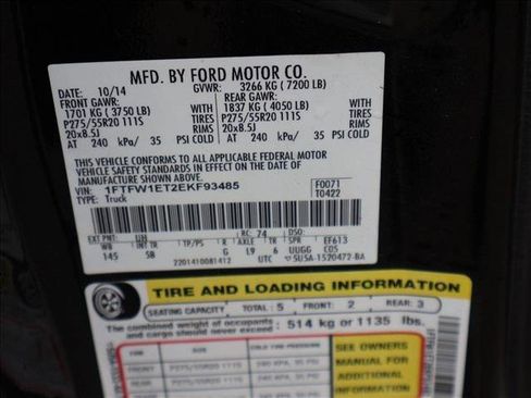Used 2014 Ford F150 FX4 w/ Equipment Group 402A Luxury AWD/4WD image 16