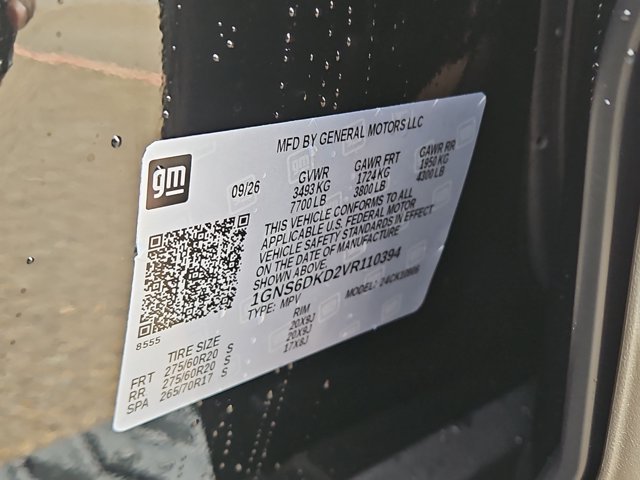 New 2027 Chevrolet Suburban Z71 w/ Z71 Off-Road Package AWD/4WD image 18