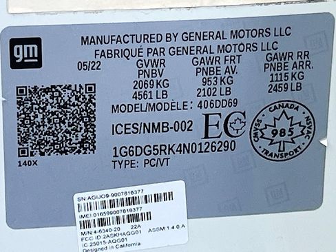 Used 2022 Cadillac CT4 Sport w/ Technology Package AWD/4WD image 32