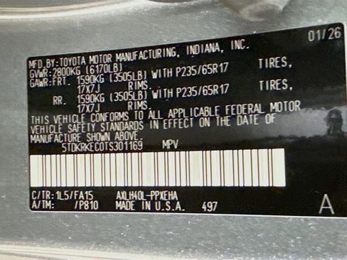 Certified 2026 Toyota Sienna LE image 31