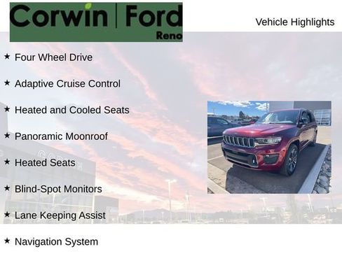 Used 2022 Jeep Grand Cherokee L Overland w/ Luxury Tech Group IV image 8