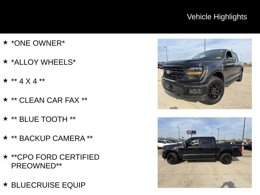 Certified 2024 Ford F150 XLT w/ Equipment Group 302A MID AWD/4WD image 4