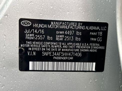 Used 2017 Hyundai Sonata Sport w/ Value Edition Package 02 image 19