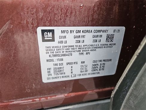 Certified 2022 Chevrolet TrailBlazer LT image 32