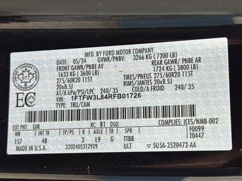 Used 2024 Ford F150 XLT w/ Equipment Group 303A High AWD/4WD image 26