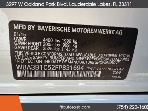 Used 2015 BMW 320i 320i Sedan 4D image 65