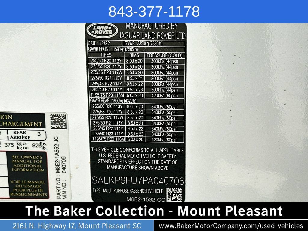 Used 2023 Land Rover Range Rover SE AWD/4WD image 33