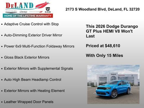 New 2026 Dodge Durango GT image 32