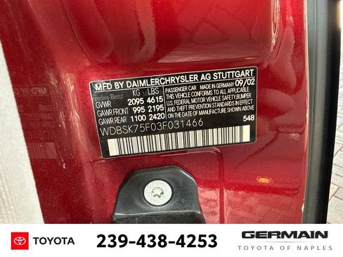 Used 2003 Mercedes-Benz SL 500 image 18