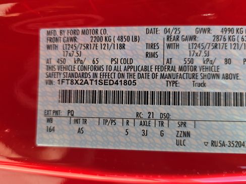New 2025 Ford F250 XL RWD image 34