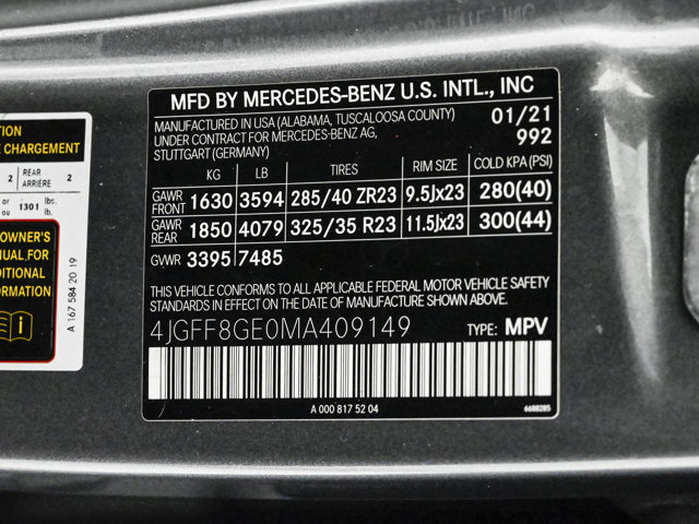 Certified 2021 Mercedes-Benz GLS 580 4MATIC image 28