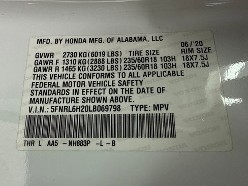 Used 2020 Honda Odyssey LX image 49