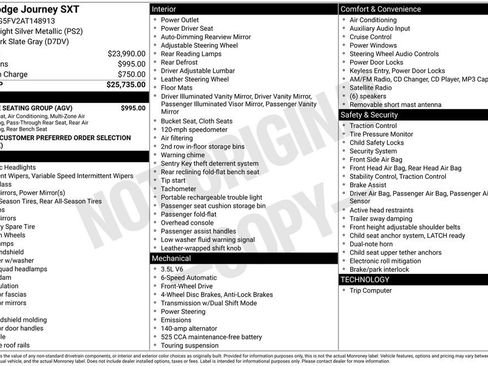 Used 2010 Dodge Journey SXT w/ Flexible Seating Group image 33
