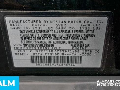 Used 2024 Nissan Versa SV FWD image 54