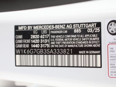 New 2025 Mercedes-Benz S 580 4MATIC Sedan image 28