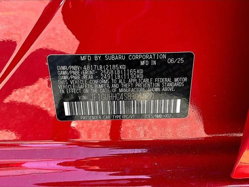 New 2025 Subaru Impreza RS image 13