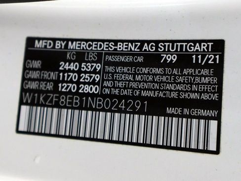 Used 2022 Mercedes-Benz E 350 4MATIC Sedan w/ Driver Assistance Package image 56