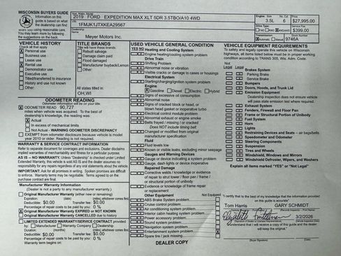 Used 2019 Ford Expedition Max XLT w/ Equipment Group 202A image 27