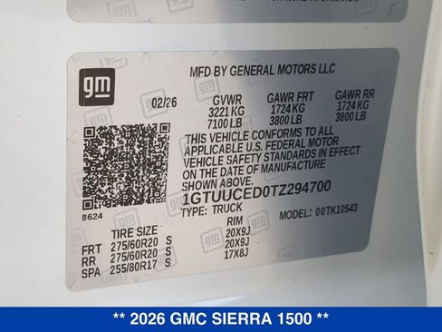 New 2026 GMC Sierra 1500 Elevation AWD/4WD image 26