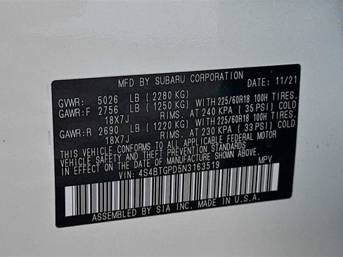 Used 2022 Subaru Outback Touring XT image 31