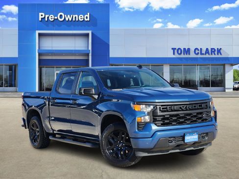Certified 2024 Chevrolet Silverado 1500 Custom w/ Turbomax Blackout Package image 1