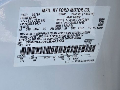 Used 2020 Ford Edge SEL w/ Convenience Package AWD/4WD image 28
