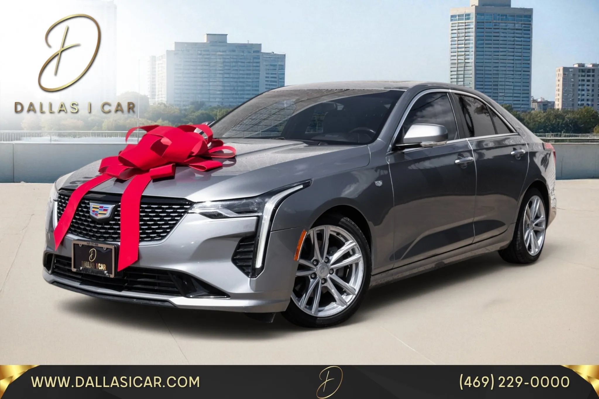 Used 2024 Cadillac CT4 Luxury w/ Sun And Sound Package RWD image 1