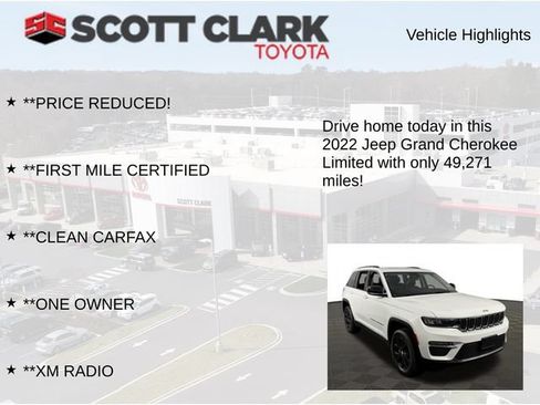 Used 2022 Jeep Grand Cherokee Limited AWD/4WD image 7