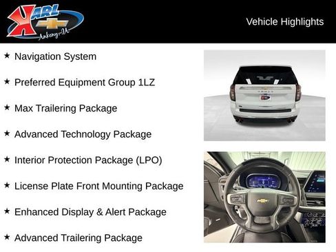 Certified 2024 Chevrolet Tahoe Premier w/ Advanced Technology Package AWD/4WD image 2