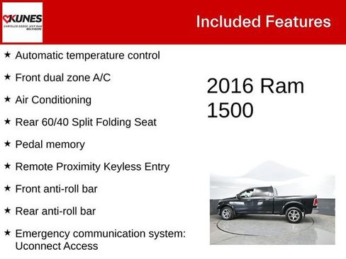 Used 2016 RAM 1500 Laramie w/ Convenience Group AWD/4WD image 4