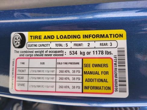 Used 2022 Ford F150 Raptor w/ Equipment Group 801A High image 27