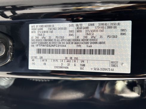 Certified 2022 Ford F150 XLT w/ Equipment Group 302A High image 34