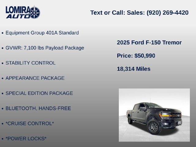 Used 2025 Ford F150 Tremor AWD/4WD image 8