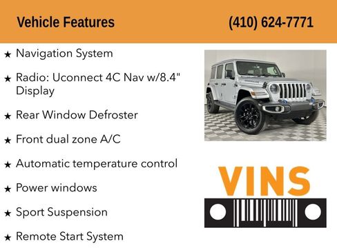 Used 2022 Jeep Wrangler Unlimited Sahara w/ Cold Weather Group image 5