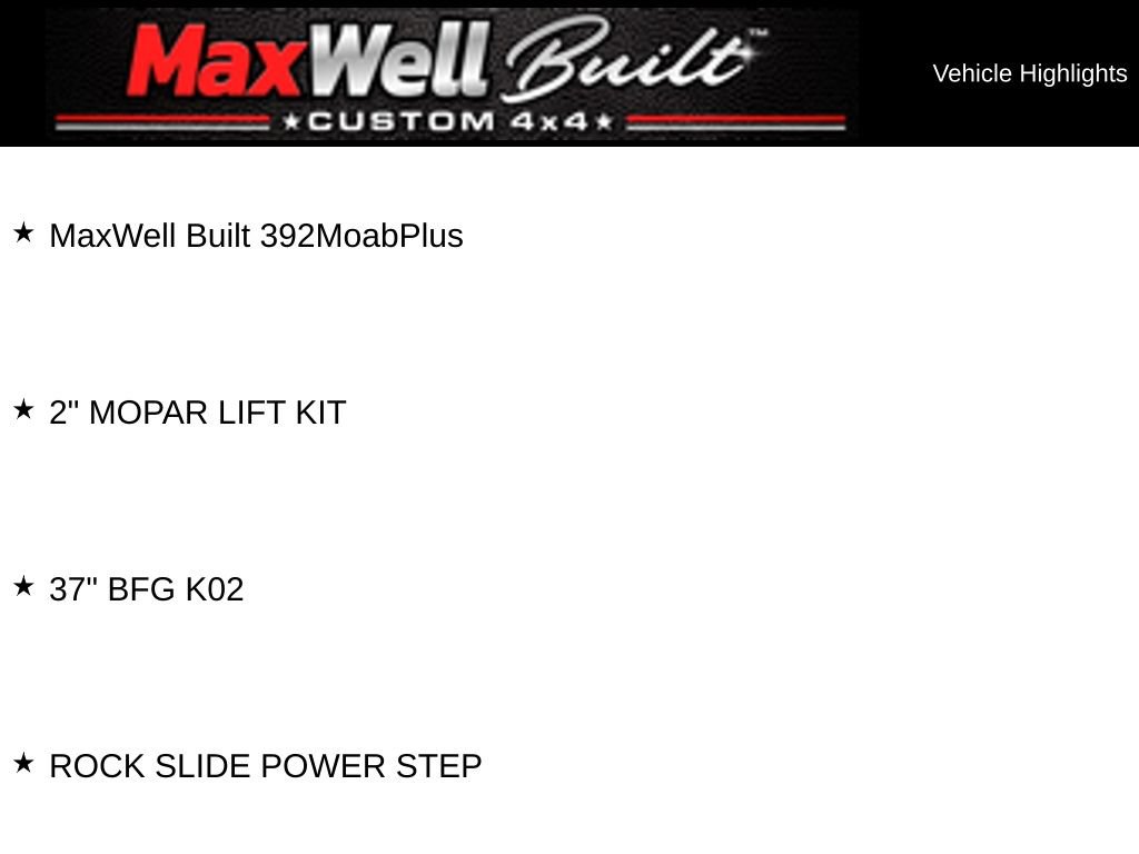 New 2026 Jeep Wrangler Unlimited Rubicon 392 w/ Quick Order Package 27X Moab AWD/4WD image 3