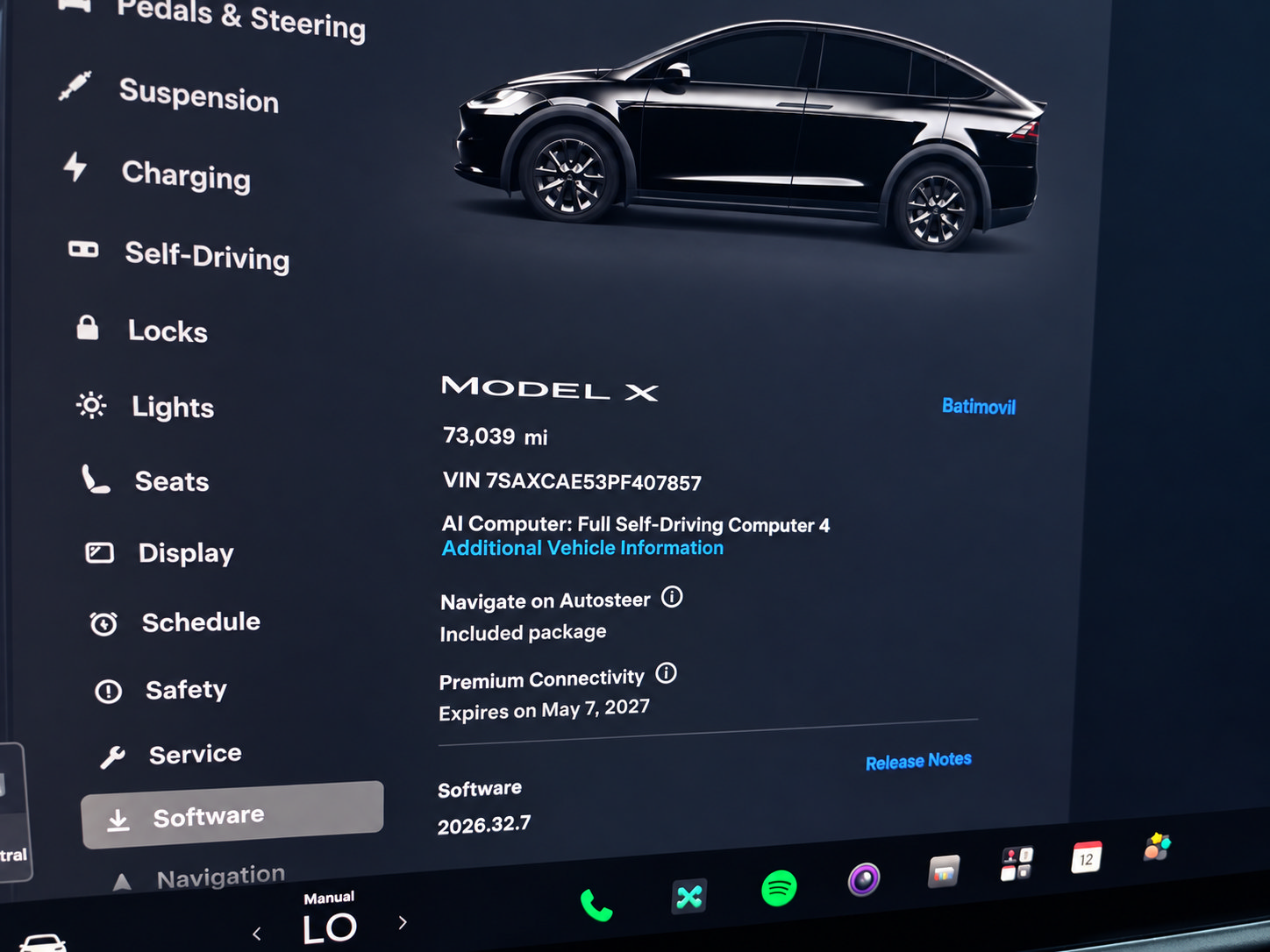 Used 2023 Tesla Model X AWD/4WD image 3