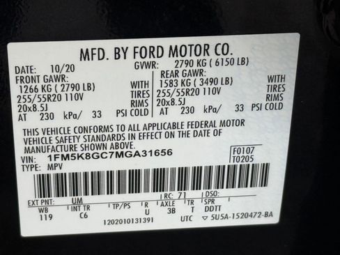 Used 2021 Ford Explorer ST w/ Equipment Group 401A image 18