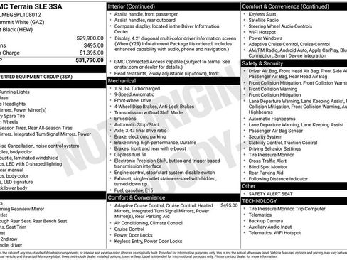 Used 2023 GMC Terrain SLE image 34