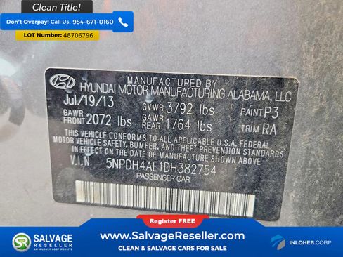 Used 2013 Hyundai Elantra Limited w/ Technology Pkg image 15