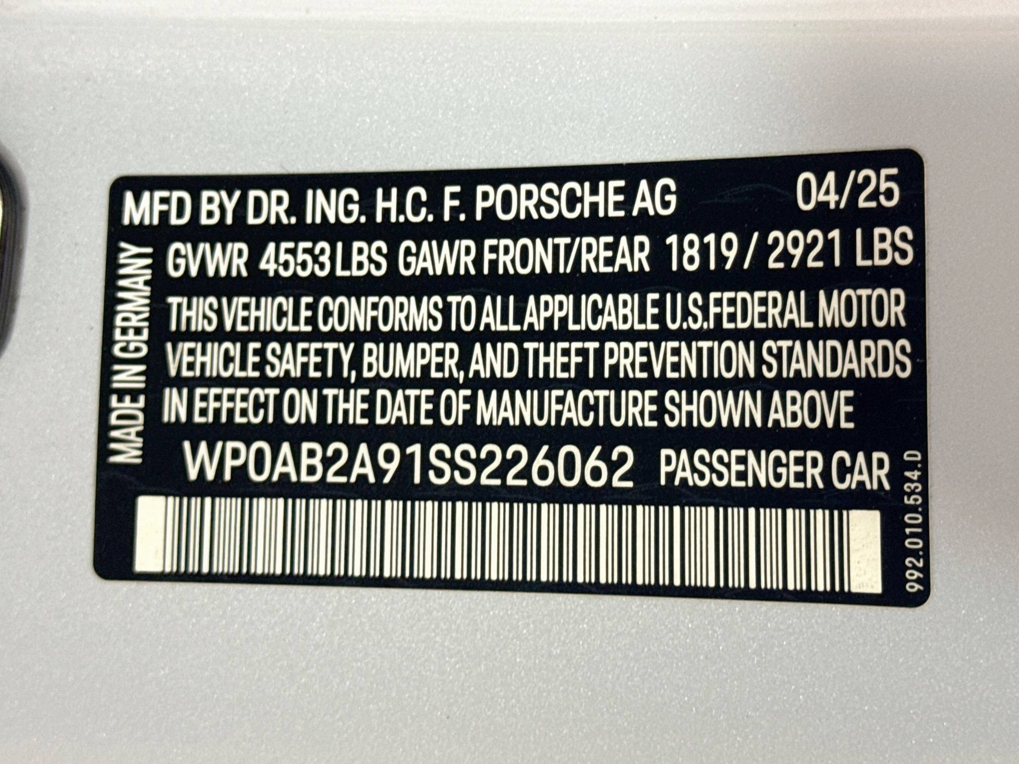 Certified 2025 Porsche 911 Carrera 4 GTS AWD/4WD image 29