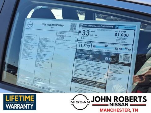 New 2026 Nissan Sentra SV w/ Floor Mat Package image 19